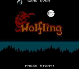 Wolfling (Homebrew) — Title screen